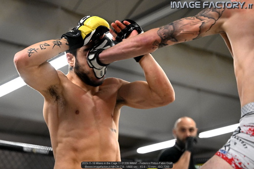 2023-11-18 Milano in the Cage 11 01339 IMMAF - Federico Pintus-Fabio Gsell